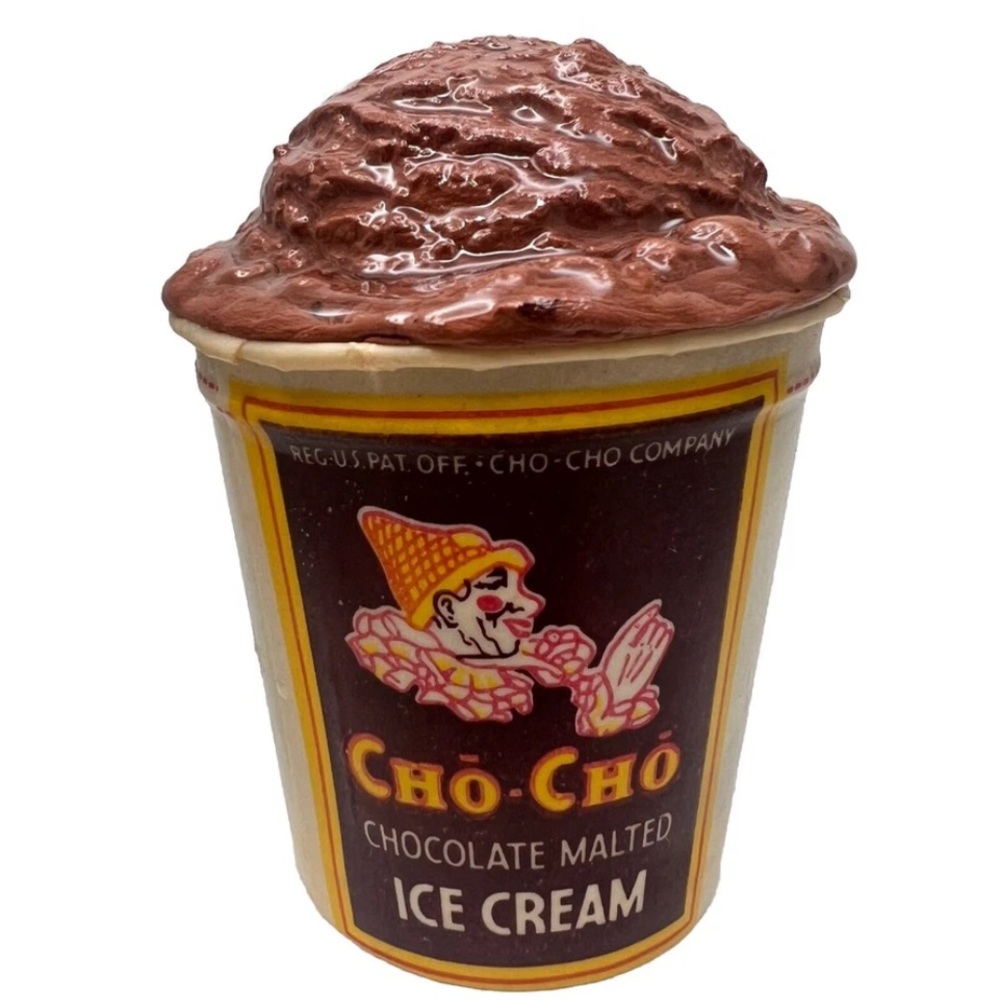 Cute Ice Cream Mini Faux Fake Food Decor Vintage Cho-cho Cup 1940’s Kitsch